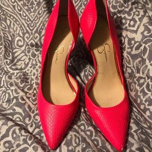 NEON pink Jessica Simpson 3 in. Heels💗